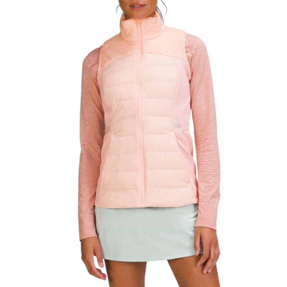 Lululemon Down for It All Vest Pink Mist